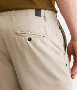 Maven Co-op Essential Performance Stretch Short Dark Khaki Print Discount