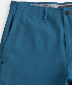 Maven Co-op Essential Performance Stretch Short Medium Blue Black Discount