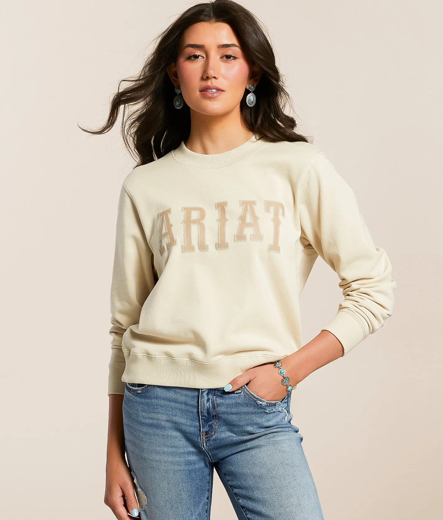 Ariat Essential Pullover Summer Sand Online