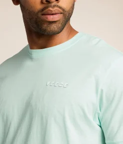 Tops|Graphic T-Shirts | Veece Etched Diamond T-Shirt Blue Tint Heather