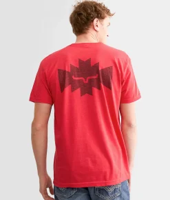 Graphic T-Shirts | Kimes Ranch Etching T-Shirt Red