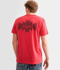 Graphic T-Shirts | Kimes Ranch Etching T-Shirt Red