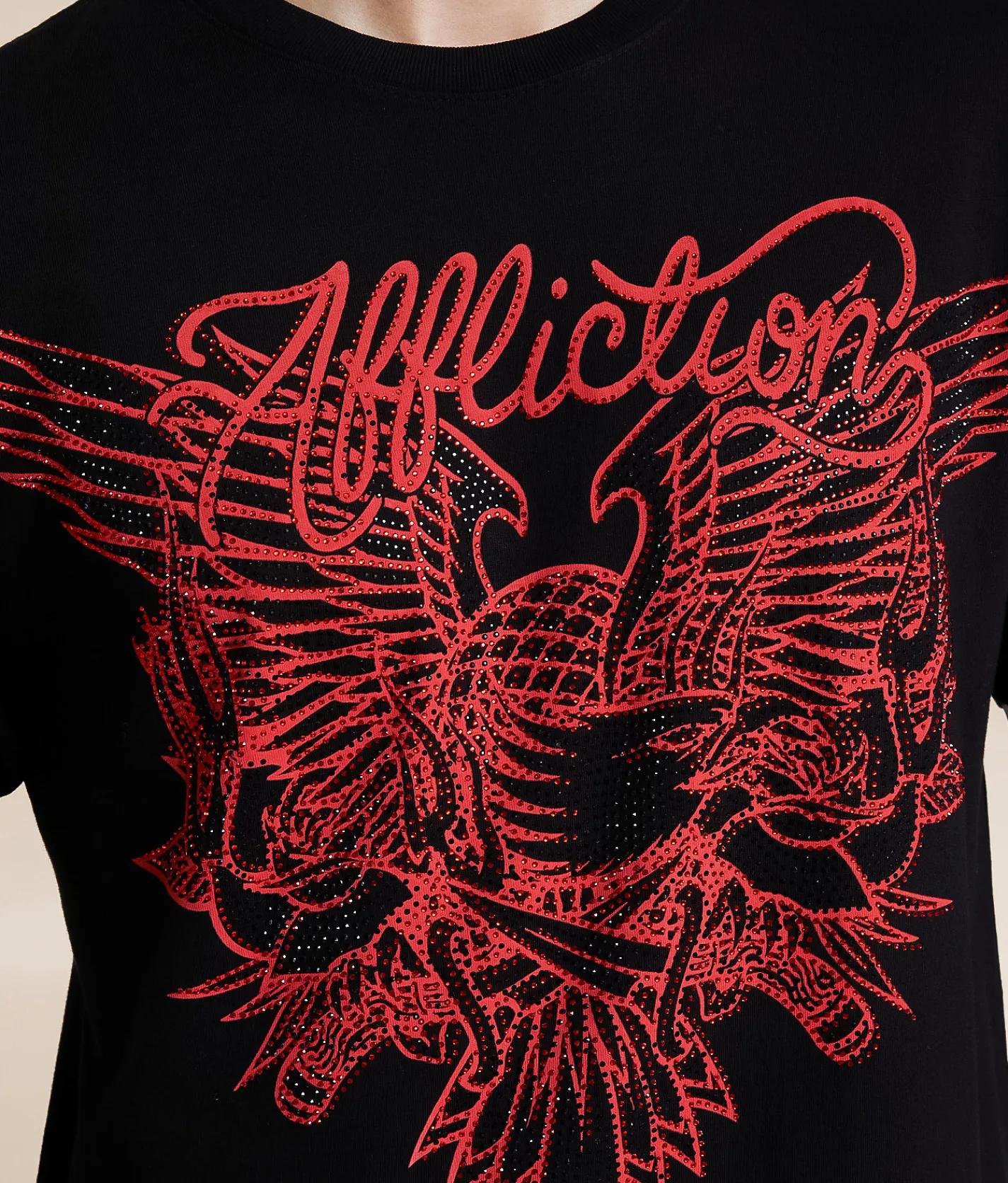 Tops|Graphic T-Shirts | Affliction Eternal Scrap T-Shirt Black
