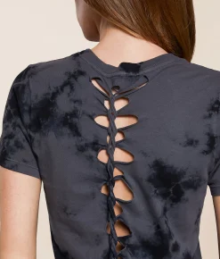 Tops | Affliction Eternal Throne T-Shirt Charcoal Blk Crystl Wash