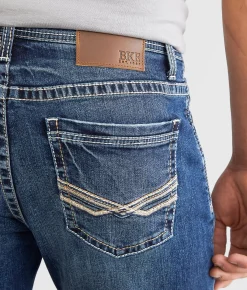 Bottoms | BKE Ethan Straight Stretch Jean Acorn