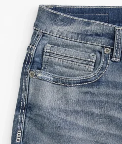 BKE Ethan Straight Stretch Jean Dredge Hot