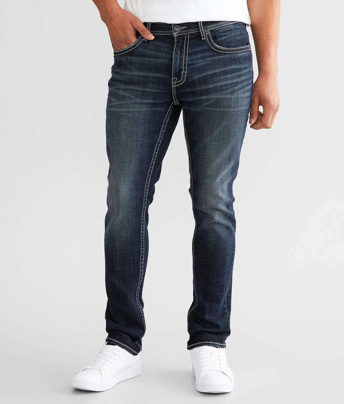 Sale Jeans|Bottoms | BKE Ethan Straight Stretch Jean Beacon