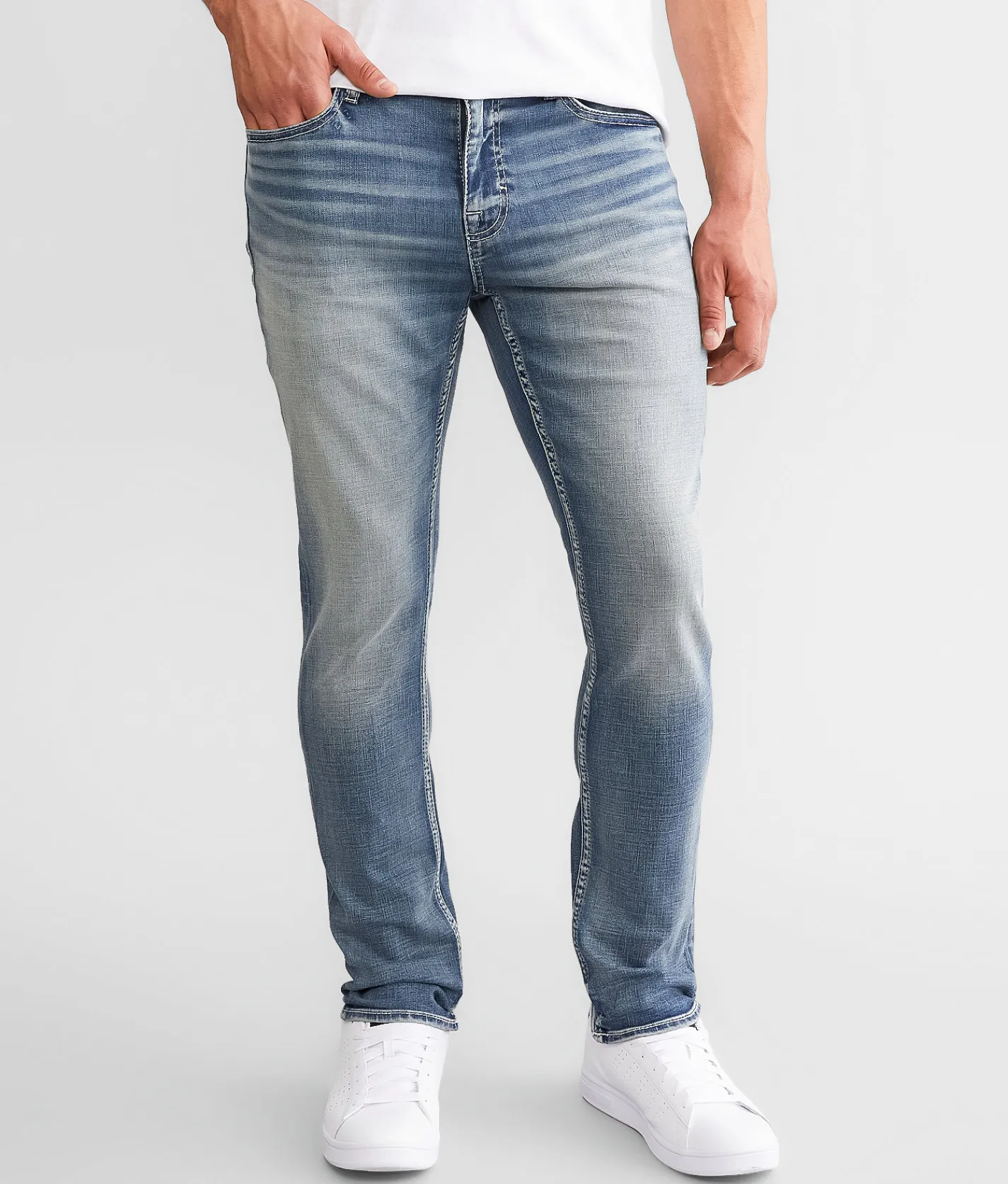 BKE Ethan Straight Stretch Jean Alcorn Hot