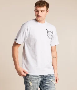 Rock Revival Ethan T-Shirt White New