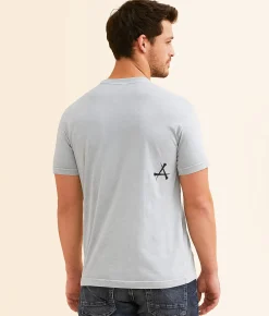 Graphic T-Shirts | Affliction Ethereal Burial T-Shirt Silver Lava Wash