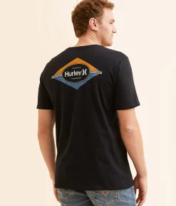Graphic T-Shirts | Hurley Everday Divide T-Shirt Black