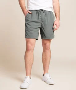 Bottoms | Brixton Everyday Corduroy Short Whitecap