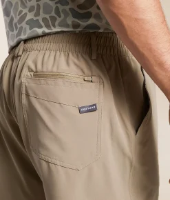 Bottoms|Shorts | BURLEBO Everyday Duck Hunt Hybrid Performance Short Cobblestone Khaki