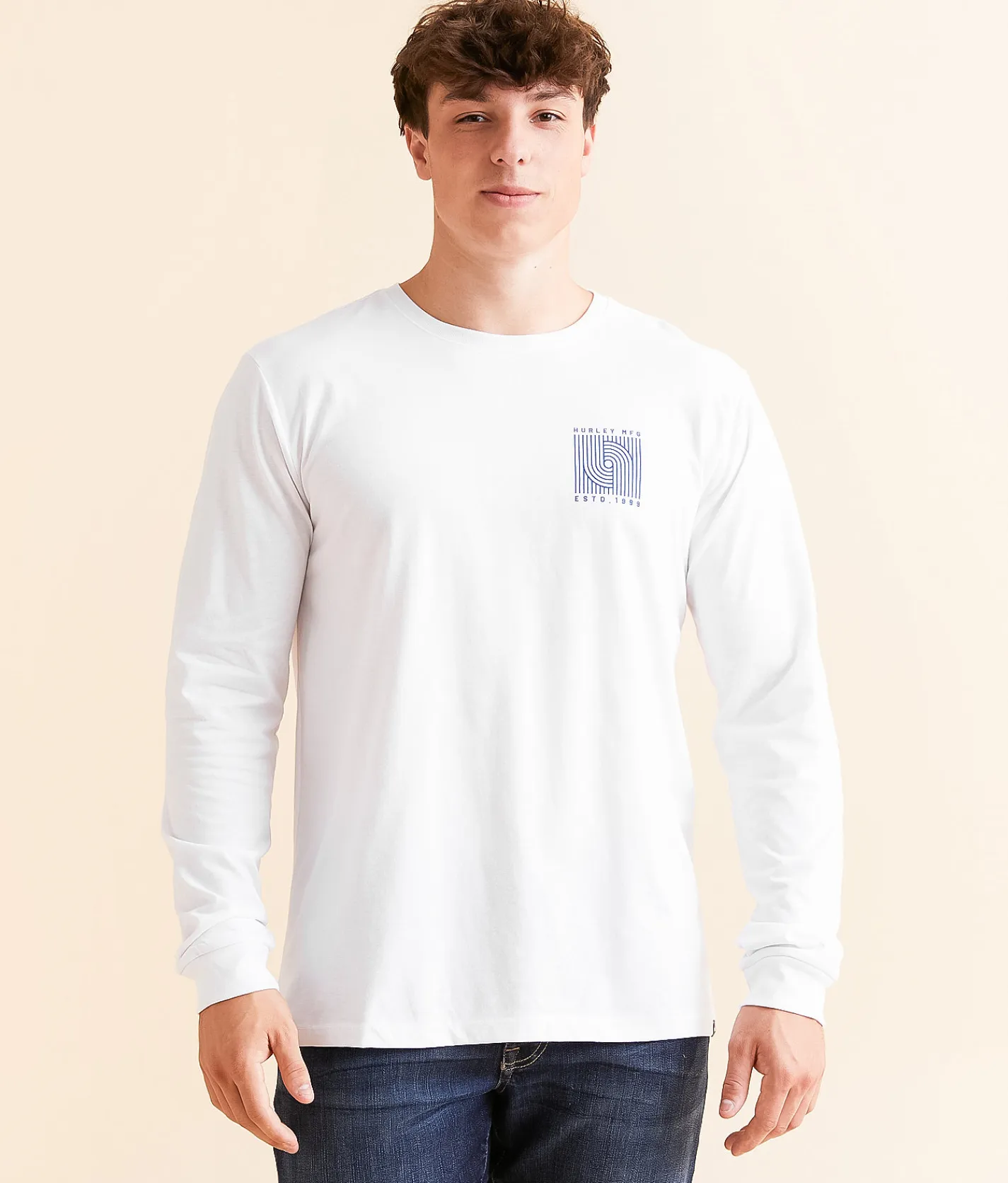 Hurley Everyday Everline T-Shirt White Clearance