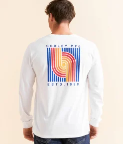 Hurley Everyday Everline T-Shirt White Clearance