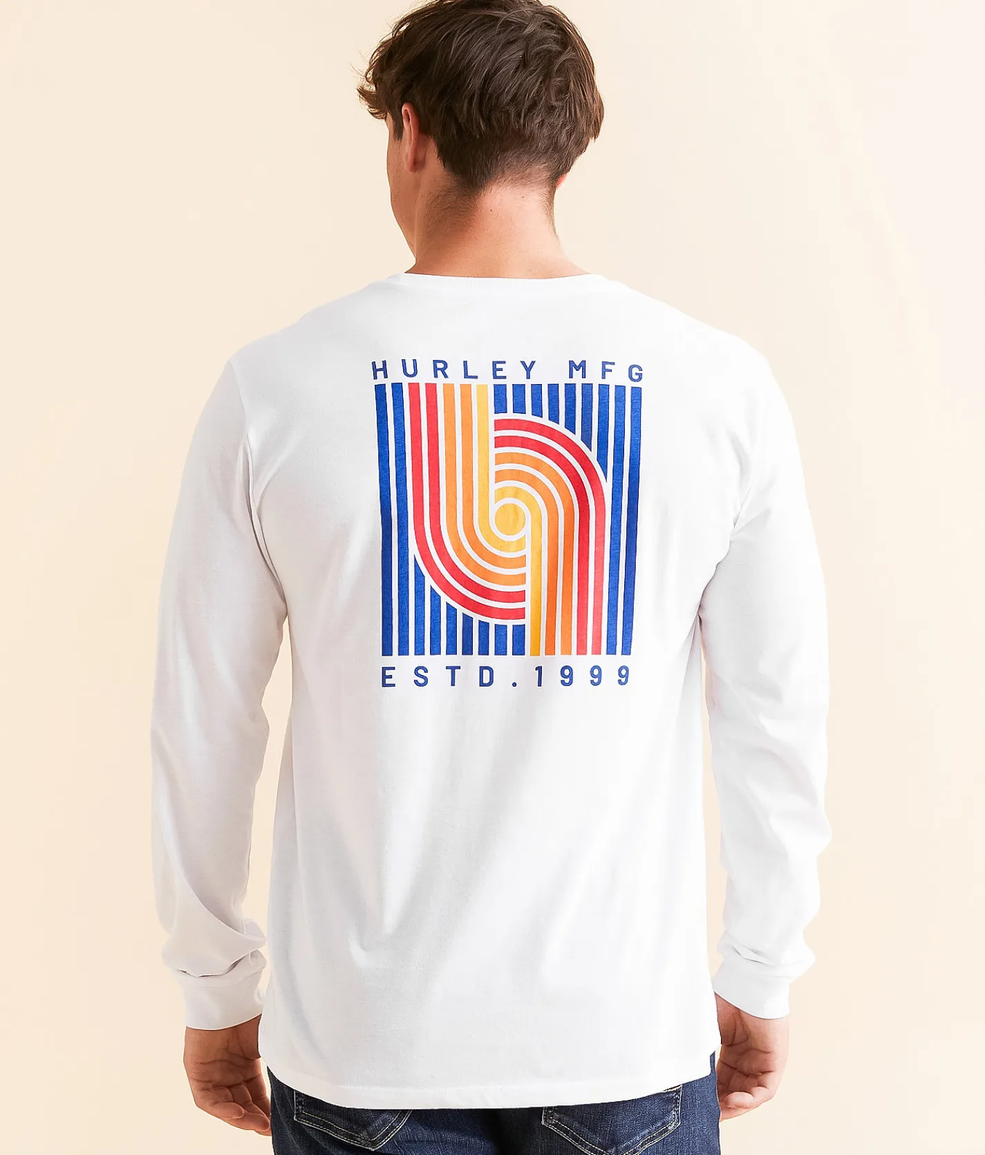 Hurley Everyday Everline T-Shirt White Clearance