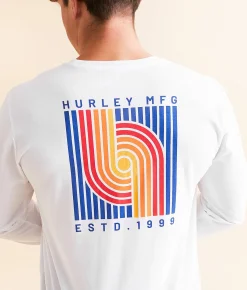 Hurley Everyday Everline T-Shirt White Clearance