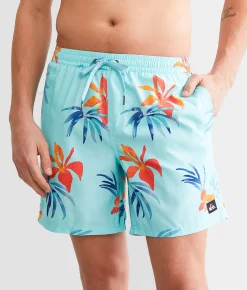 Quiksilver Everyday Mix Volley Swim Trunks Limpet Shell New