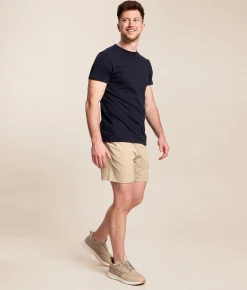 BURLEBO Everyday Stretch Short Light Khaki Discount
