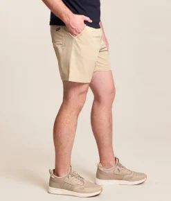 BURLEBO Everyday Stretch Short Light Khaki Discount