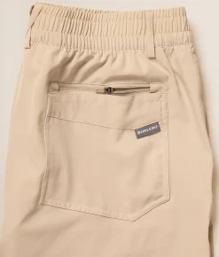 BURLEBO Everyday Stretch Short Light Khaki Discount