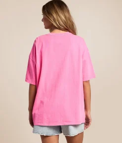 Billabong Every High Tide Oversized T-Shirt Guava Discount