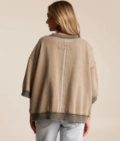 Tops | Free People Everything Oversized Pullover Nilla Cream
