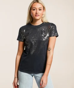 Tops | Affliction Evil Eye T-Shirt Black Lava Wash