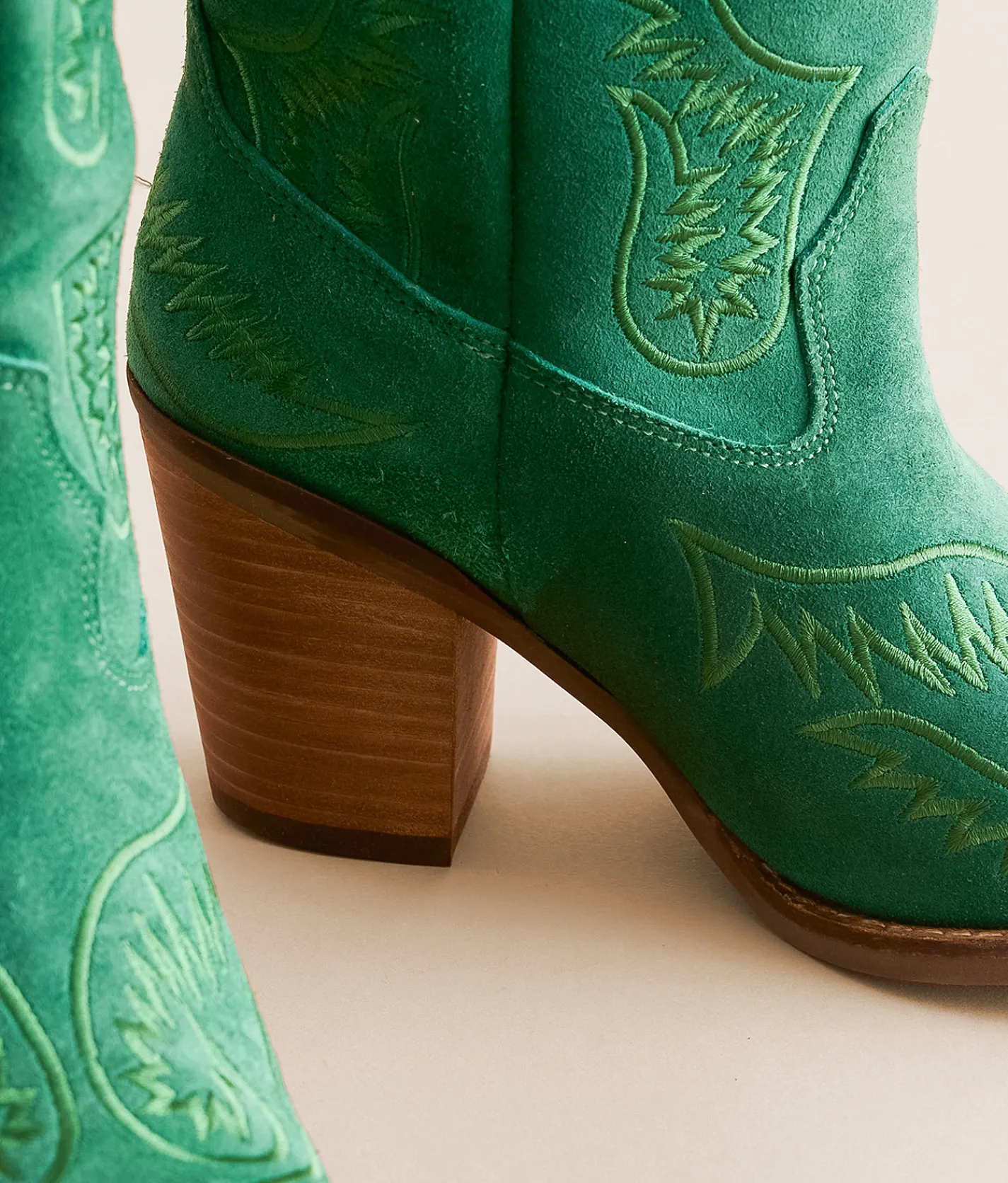 Dingo Evita Leather Western Boot White Discount