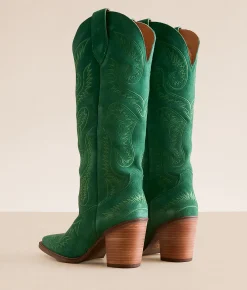 Dingo Evita Leather Western Boot White Discount