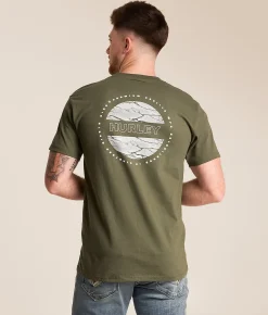 Tops|Graphic T-Shirts | Hurley Excursion T-Shirt Surplus Green