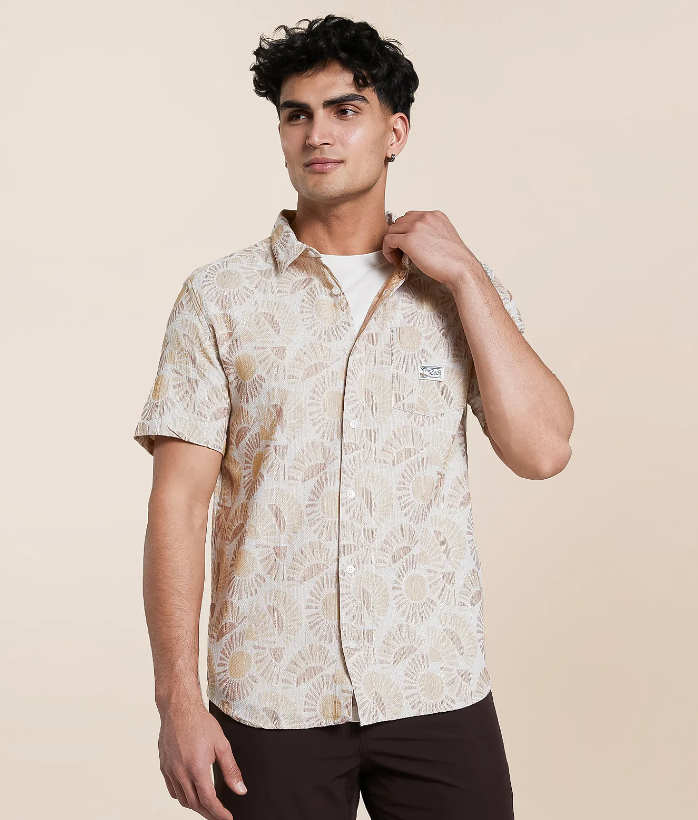 RVCA Exotica II Shirt Natural