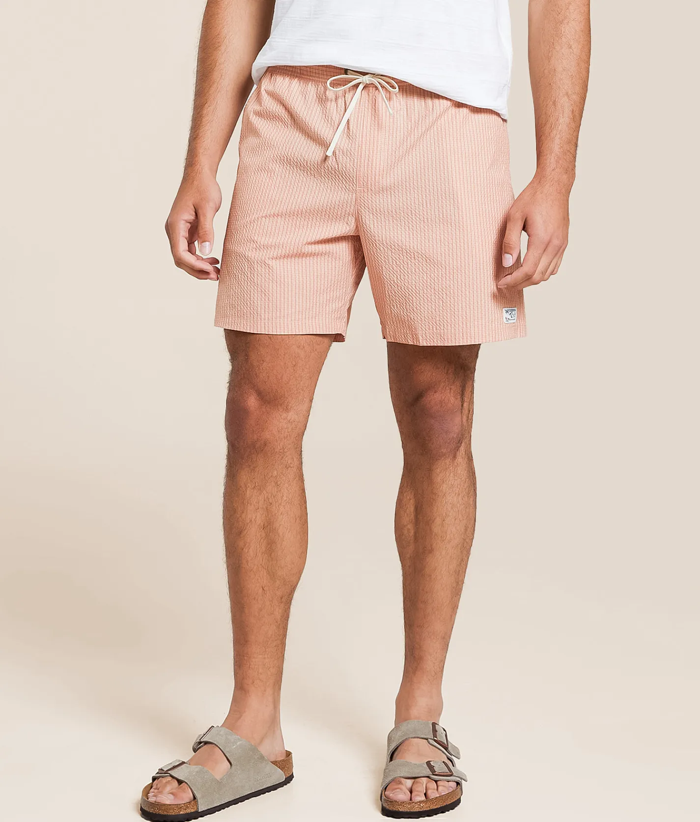 Bottoms|Shorts | RVCA Exotica Seersucker Short Light Khaki