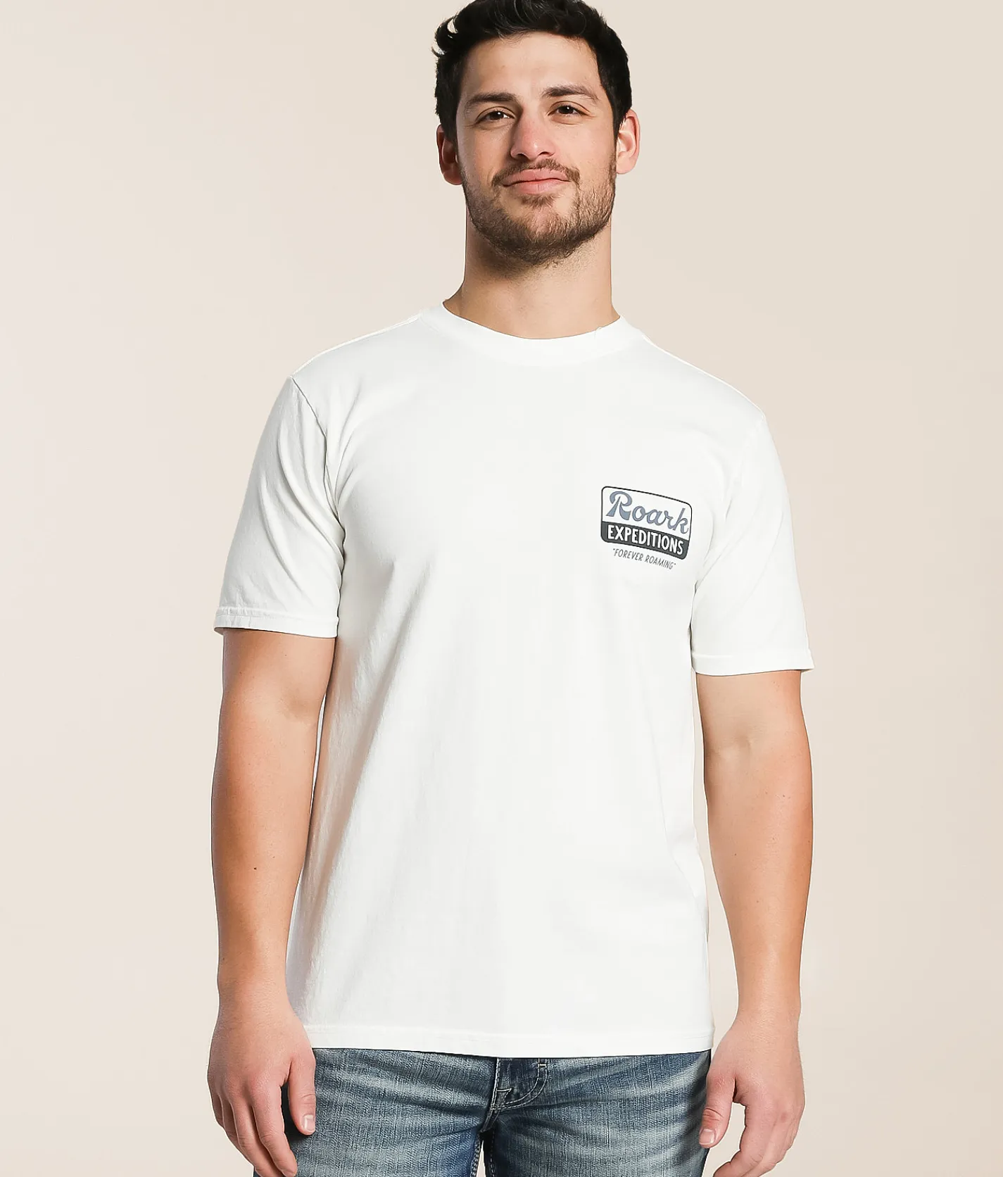 Graphic T-Shirts | Roark Expeditions Forever T-Shirt Off White