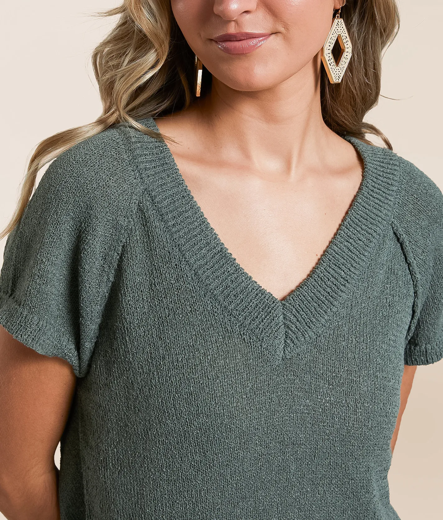 Blu Pepper Exposed Seam Sweater Coral Hot
