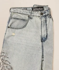Affliction Extra Wide Leg Jean Orion Clearance