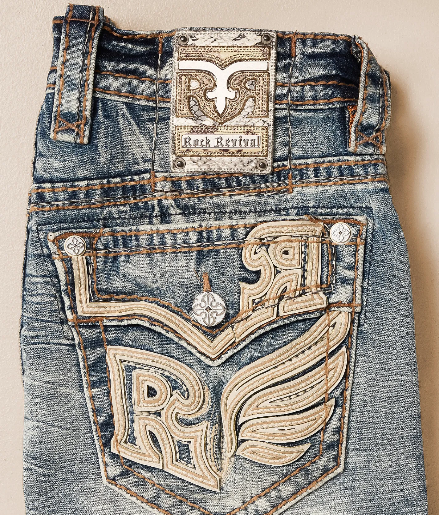 Rock Revival Eydan Straight Stretch Jean Eydan J203 Clearance