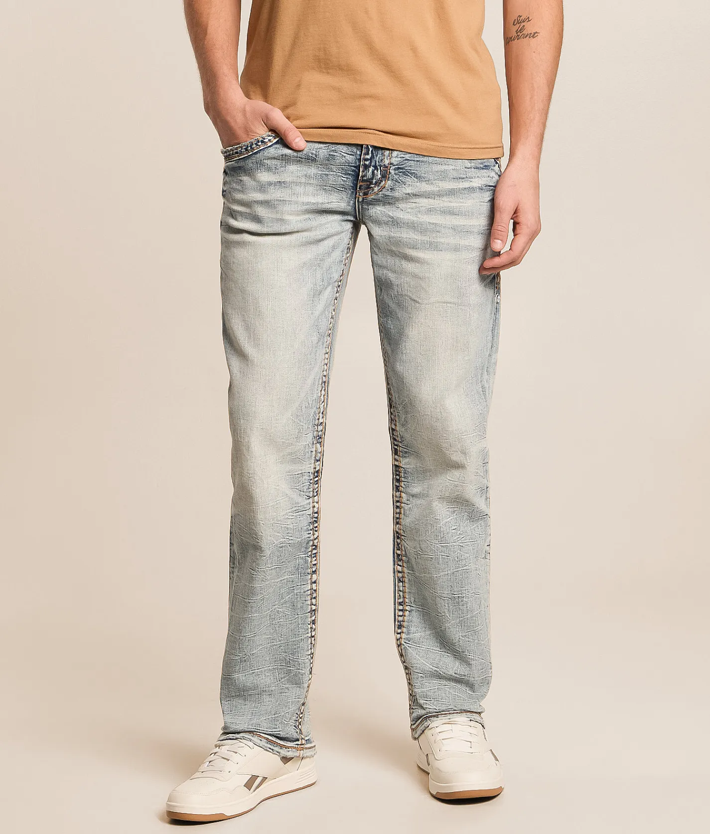 Rock Revival Eydan Straight Stretch Jean Eydan J203 Clearance