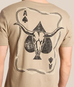 Ariat Face Card Skull T-Shirt Brindle Best