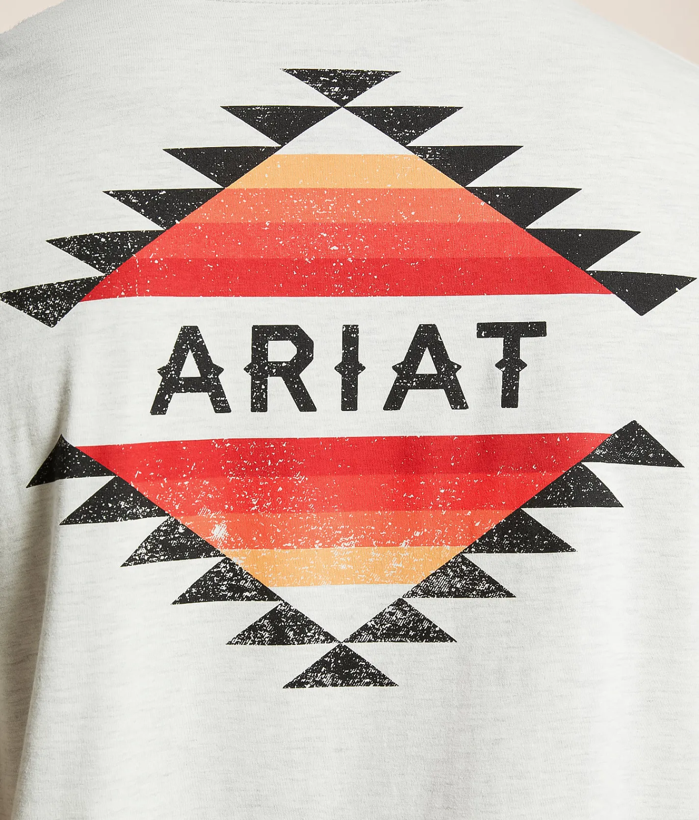 Ariat Faded Blanket Glory T-Shirt Oatmeal Heather Discount