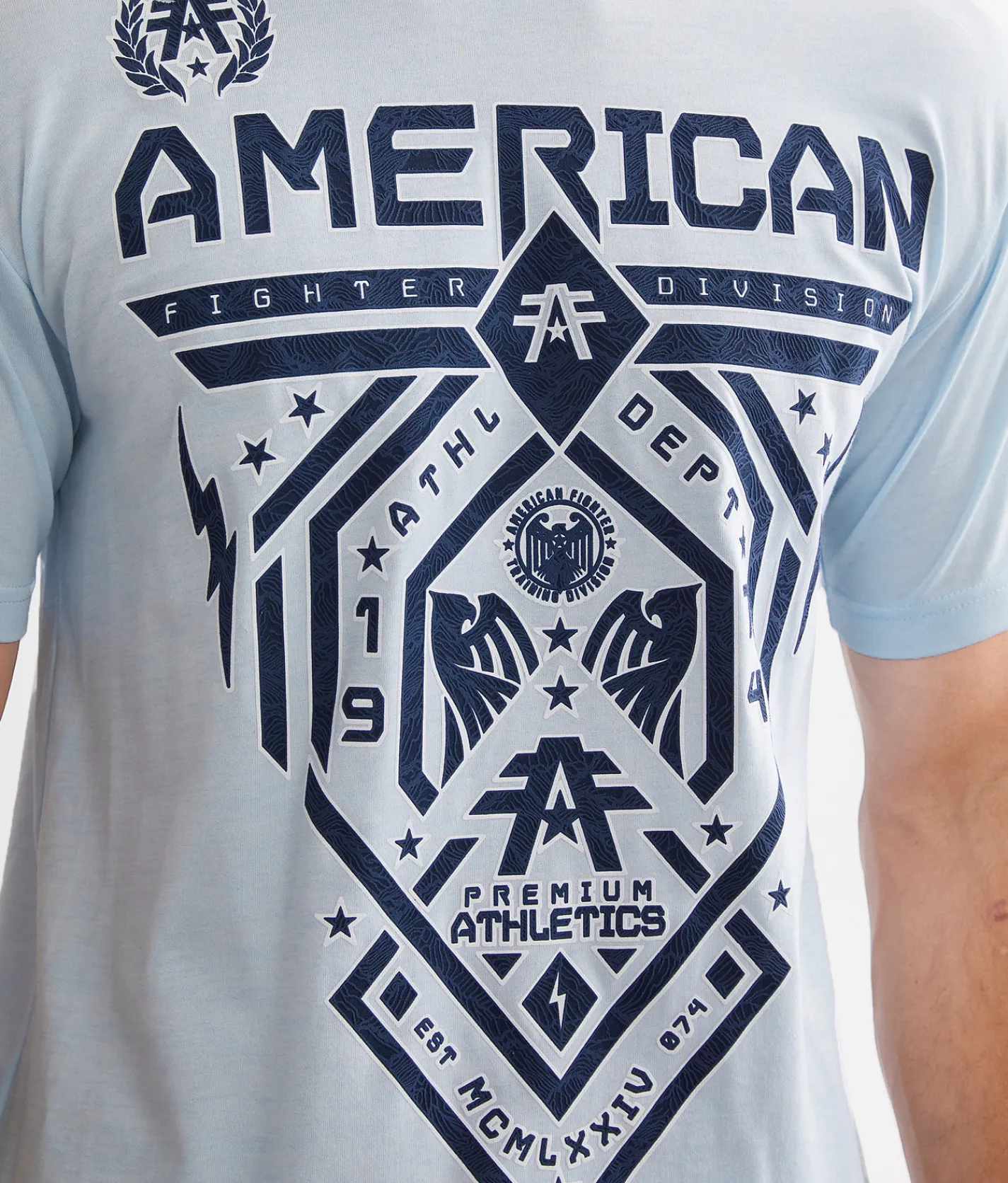 Graphic T-Shirts | American Fighter Fairbanks T-Shirt Nantucket Breeze