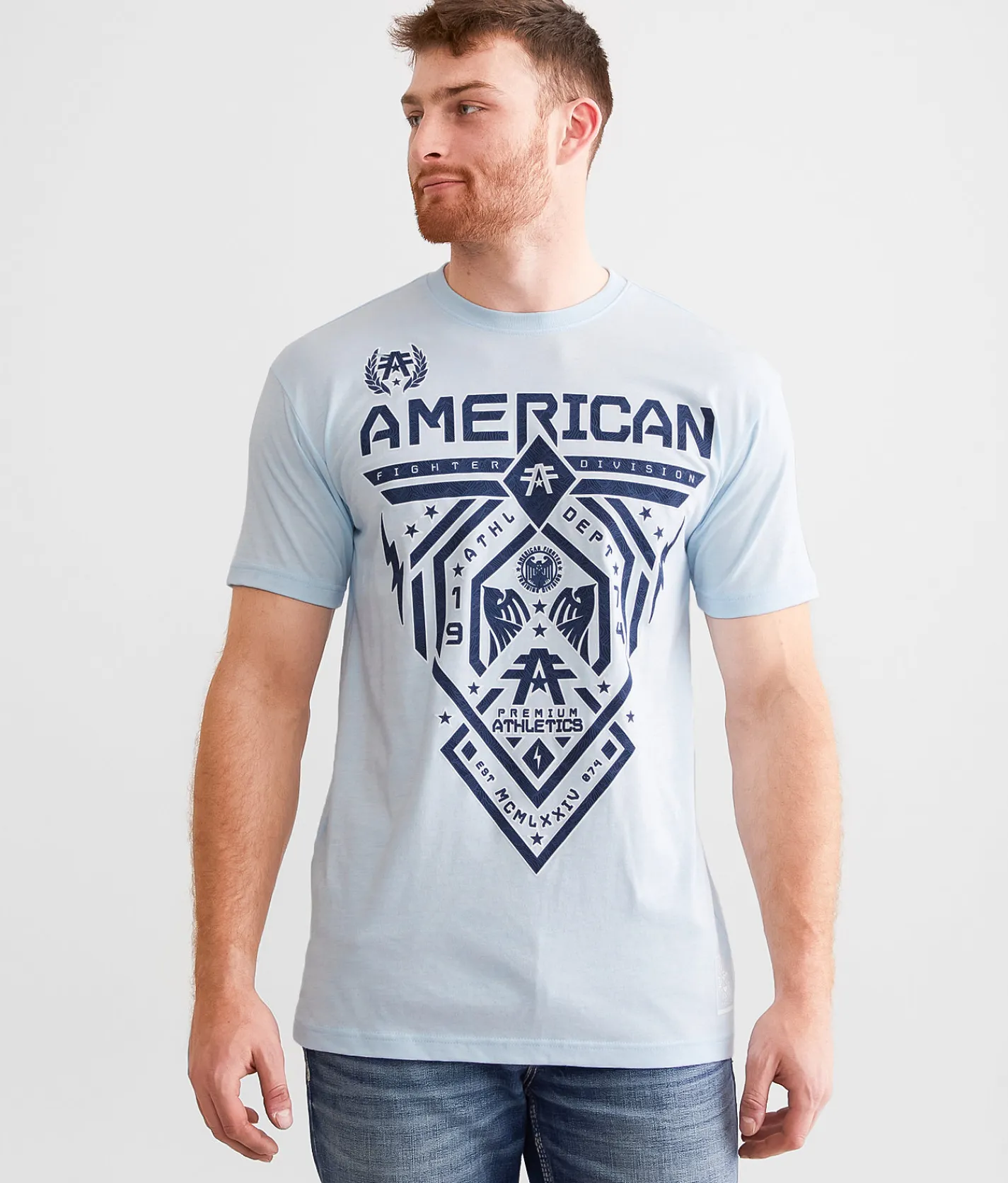Graphic T-Shirts | American Fighter Fairbanks T-Shirt Nantucket Breeze