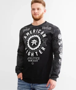 Graphic T-Shirts | American Fighter Fair Grove T-Shirt Black Camo