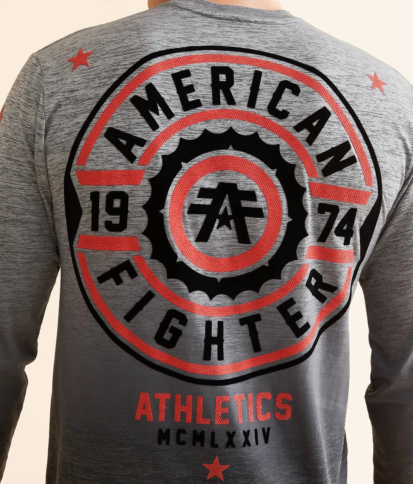 American Fighter Fair Grove T-Shirt Heather Grey Hot