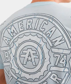 American Fighter Fair Grove T-Shirt Ice Melt Nantucket Breeze Sale