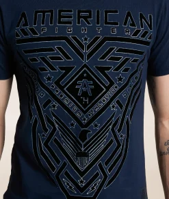 Tops|Graphic T-Shirts | American Fighter Fairpoint T-Shirt Navy