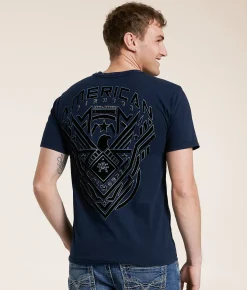 Tops|Graphic T-Shirts | American Fighter Fairpoint T-Shirt Navy