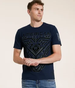 Tops|Graphic T-Shirts | American Fighter Fairpoint T-Shirt Navy