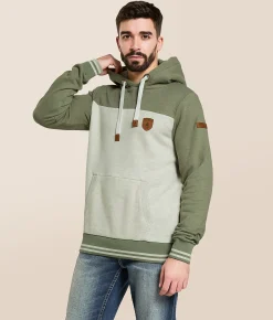 Wanakome Fairside Heathered Hooded Sweatshirt Surplus 2 Mix New