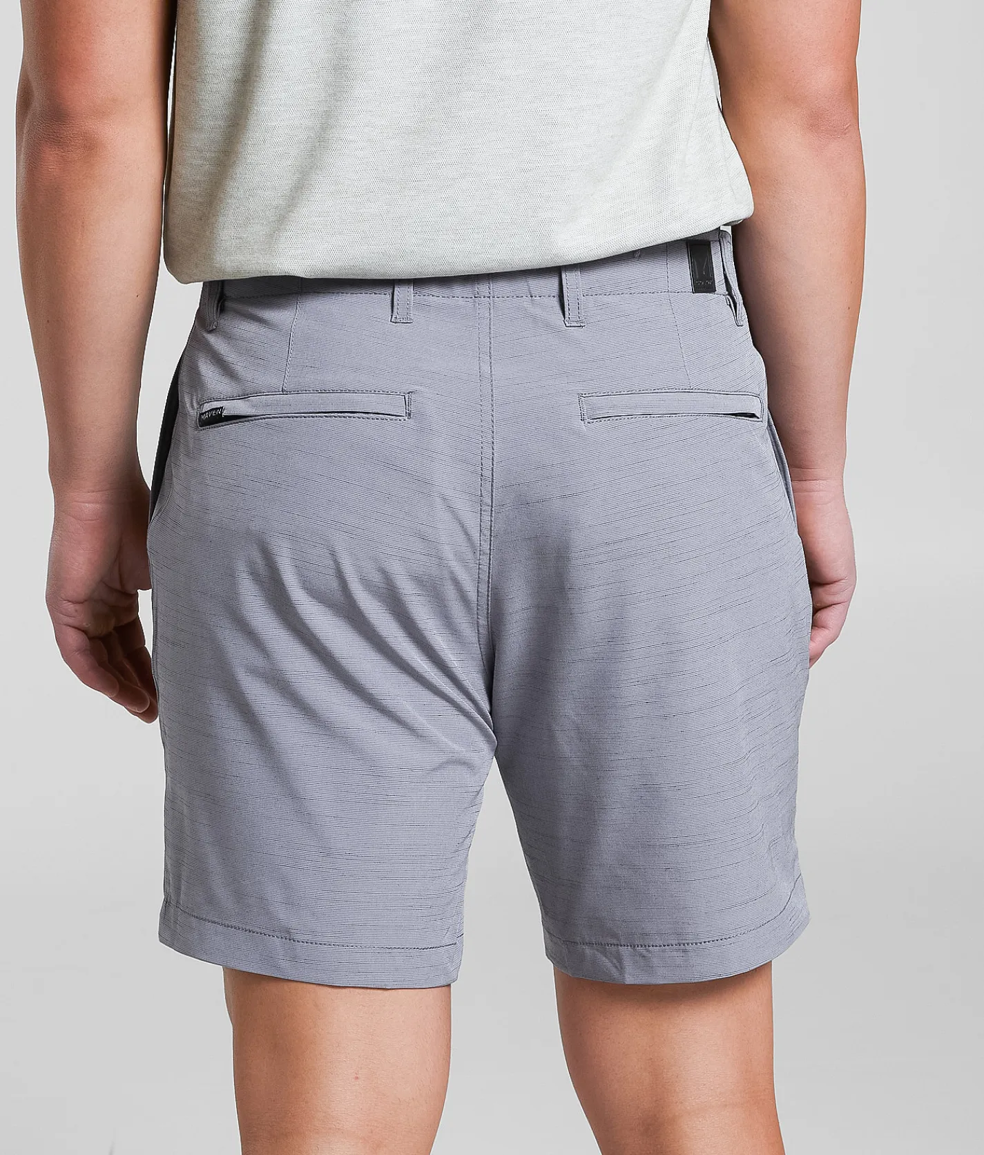 Bottoms|Shorts | Maven Co-op Fairway Performance Stretch Short Quicksilver Black